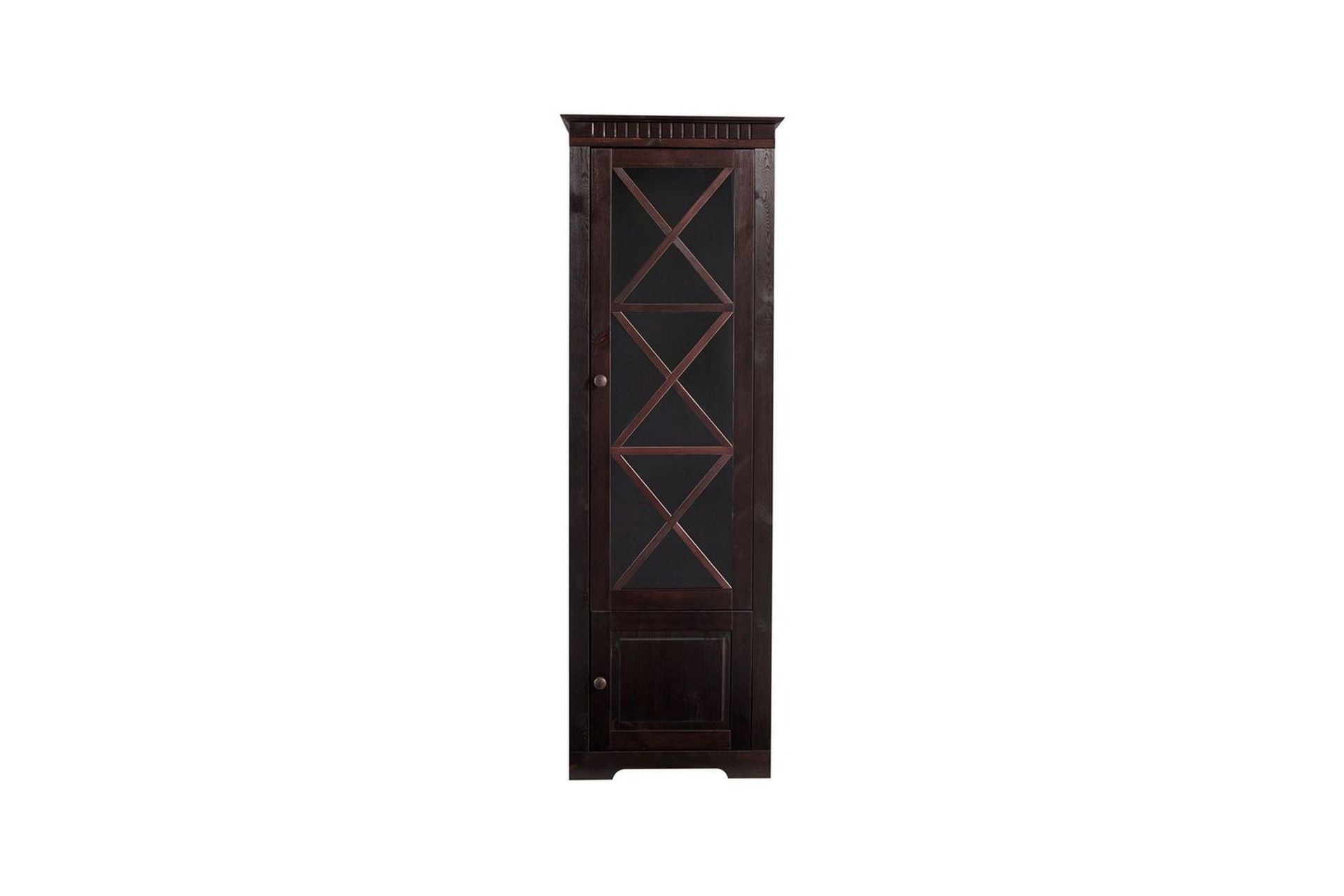 Vitrine Lisa Havana/Lakk - Havana/Lakk - Oppbevaring - Skap - Vitrineskap