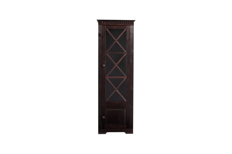 Vitrine Lisa Havana/Lakk - Havana/Lakk - Oppbevaring - Skap - Vitrineskap