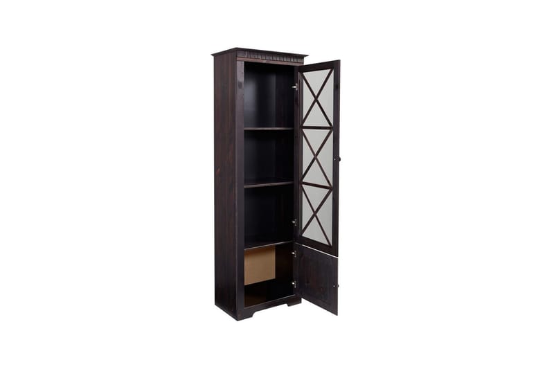 Vitrine Lisa Havana/Lakk - Havana/Lakk - Oppbevaring - Skap - Vitrineskap