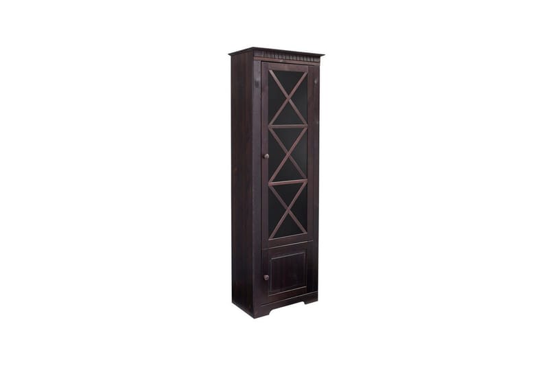 Vitrine Lisa Havana/Lakk - Havana/Lakk - Oppbevaring - Skap - Vitrineskap