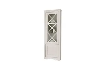 Vitrine Lisa Hvit - Hvit - Oppbevaring - Skap - Vitrineskap