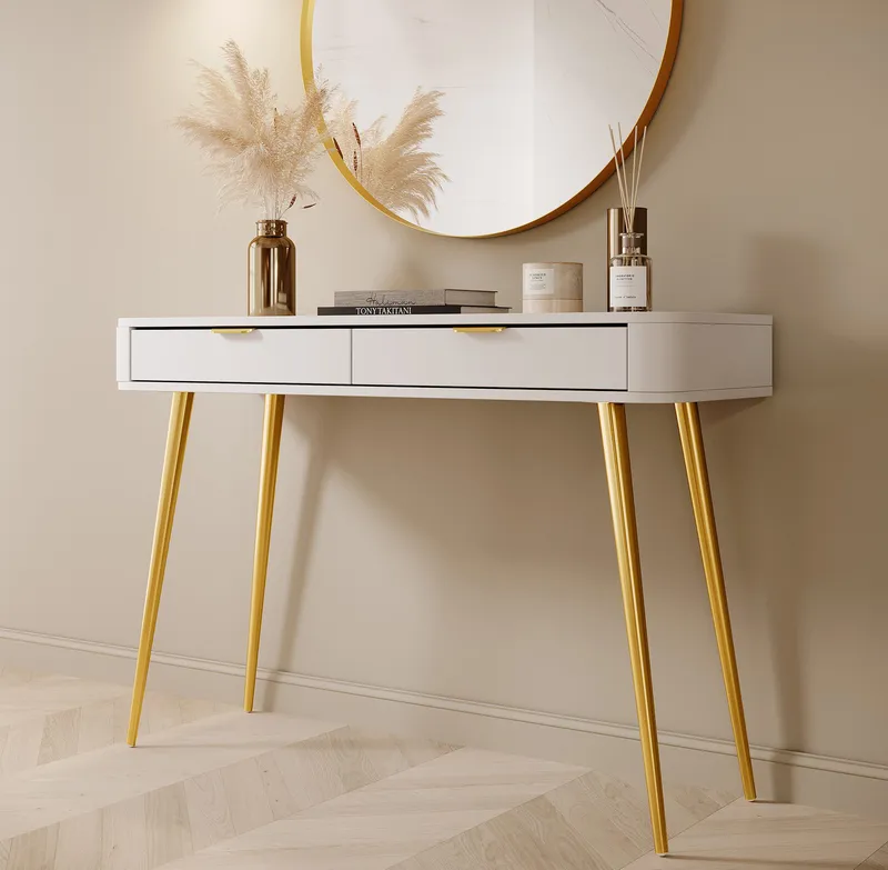 Walia Sminkebord 113 cm - Hvit - Møbler - Bord - Sminkebord & toalettbord