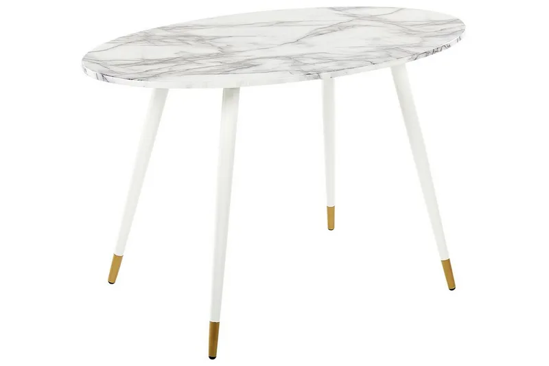 Wellon Spisebord 70x120 cm, Hvitt Gull