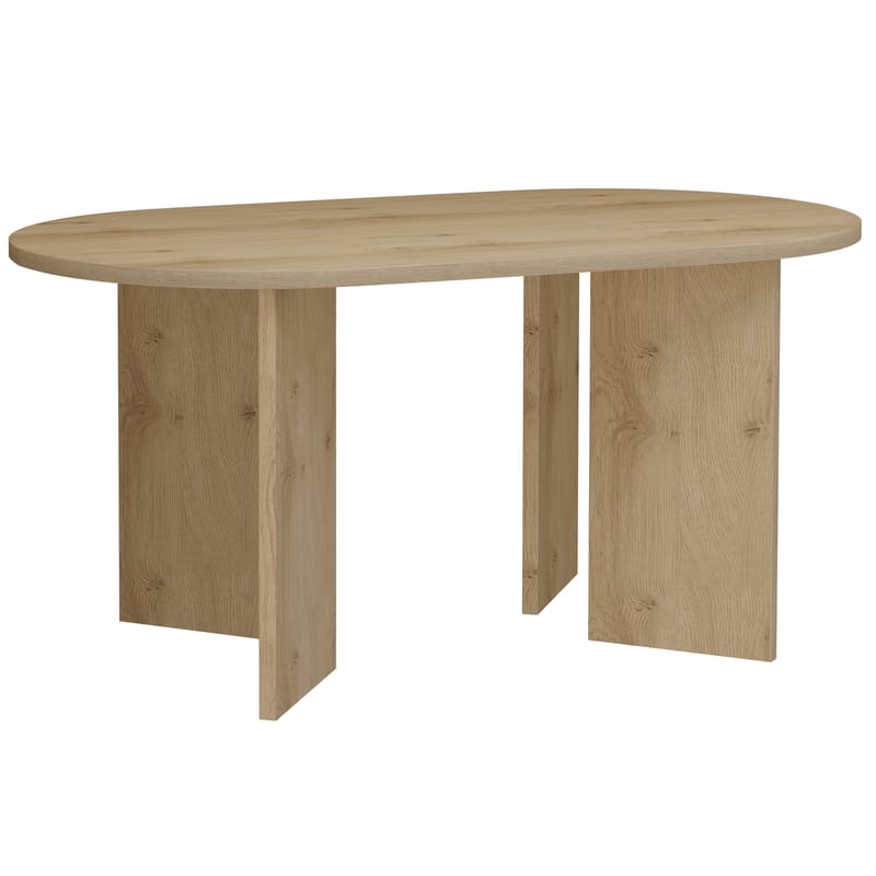 Wigan Ovalt Spisebord 160 cm i Tre med Eikeutseende, Brun