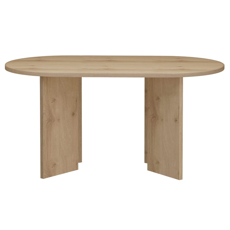 Wigan Ovalt Spisebord 160 cm i Tre med Eikeutseende - Brun - Møbler - Bord - Spisebord & kjøkkenbord