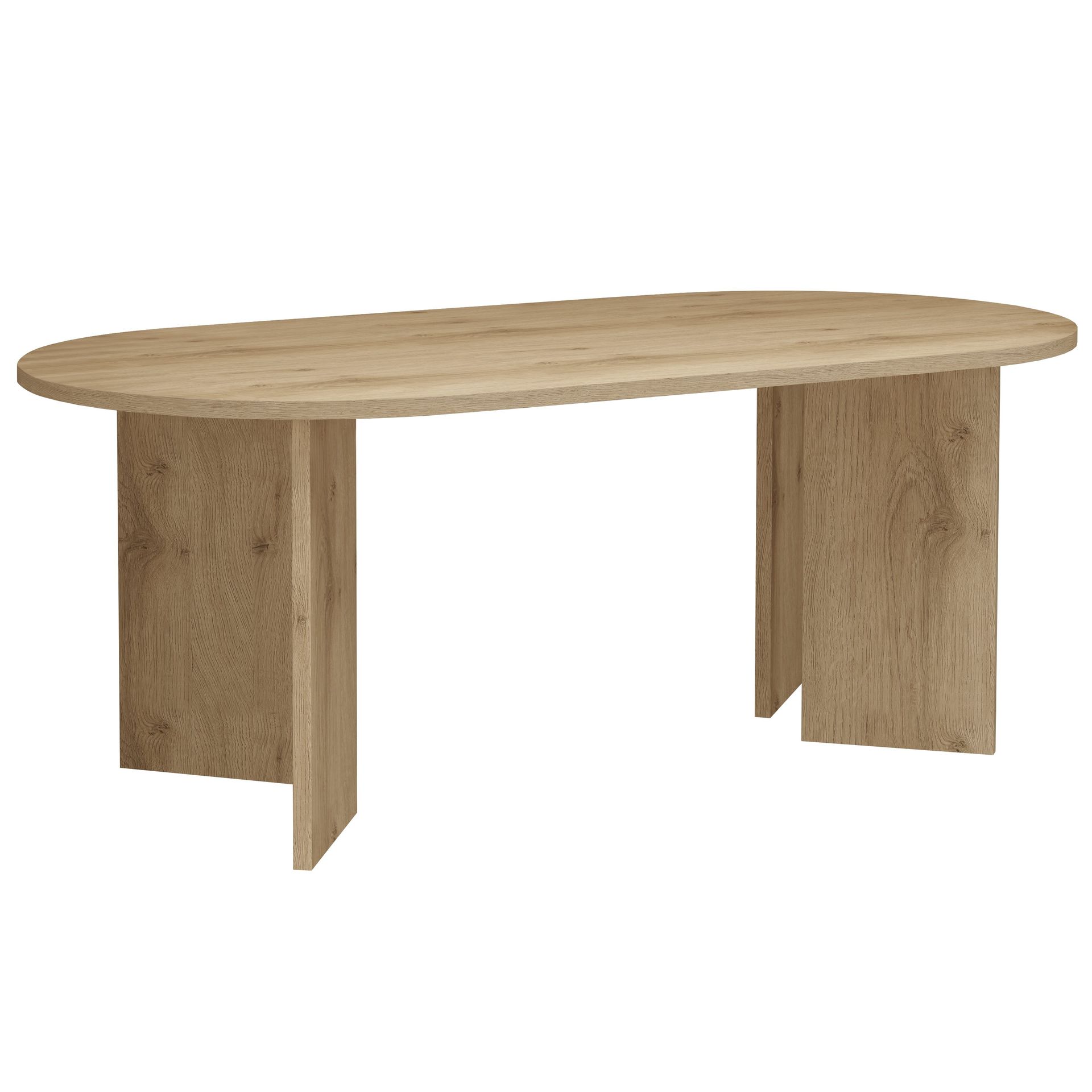 Wigan Spisebord Ovalt 200x100 cm - Eik
