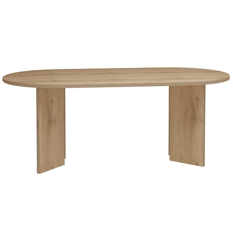 Wigan Spisebord Ovalt 200x100 cm - Eik - Møbler - Bord - Spisebord & kjøkkenbord