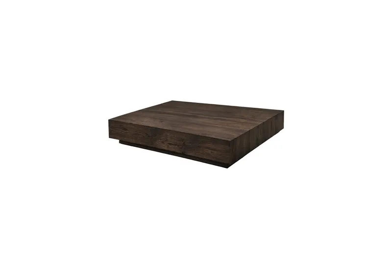 York Kvadratisk Sofabord 80 cm i Tre - Mørkebrun - Møbler - Bord - Sofabord
