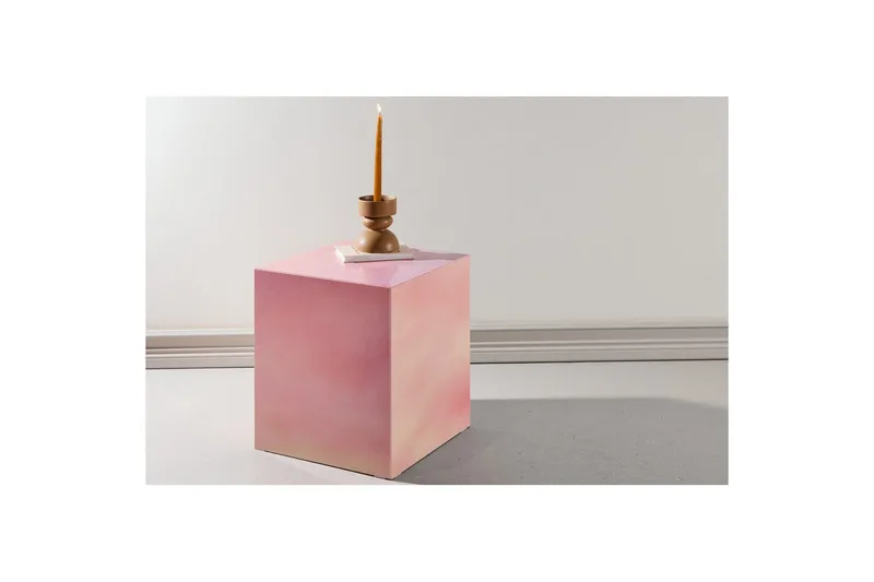 York Kvadratisk Sofabord i Metall - Rosa - Møbler - Bord - Sofabord