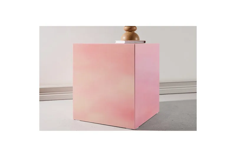 York Kvadratisk Sofabord i Metall - Rosa - Møbler - Bord - Sofabord