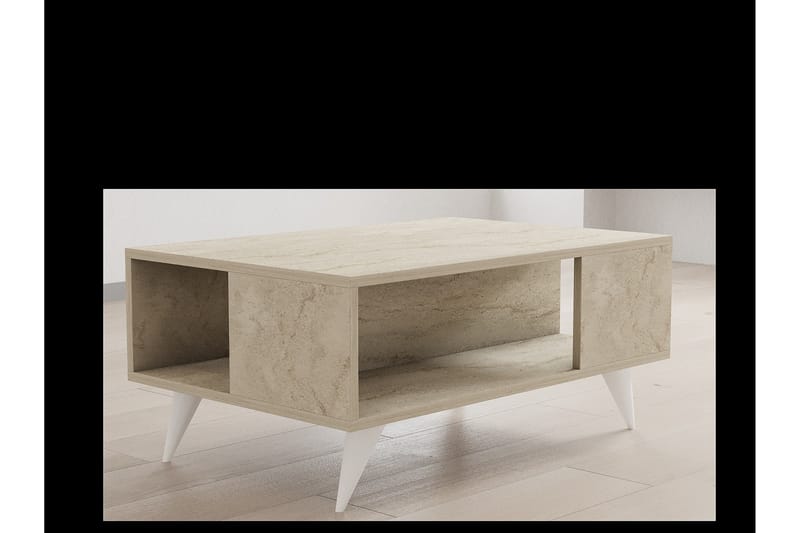 Yuka Sofabord 90 cm - Beige - Møbler - Bord - Sofabord