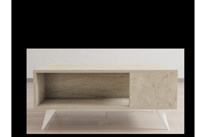 Yuka Sofabord 90 cm - Beige - Møbler - Bord - Sofabord