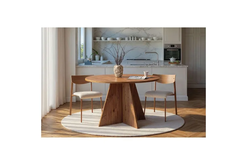 Zalen Spisebord 120 cm - Beige - Møbler - Bord - Spisebord & kjøkkenbord