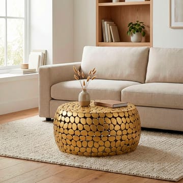 Zavric sofabord 66 cm - gullfarget - Møbler - Bord - Sofabord