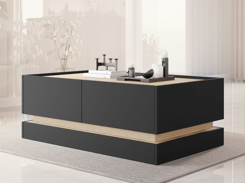 Zelric Sofabord 97 cm - Svart - Møbler - Bord - Sofabord