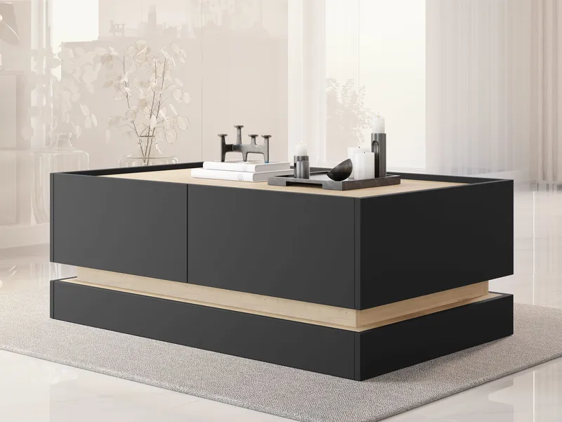 Zelric Sofabord 97 cm - Svart - Møbler - Bord - Sofabord