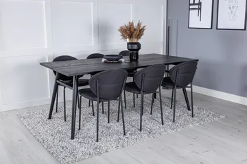 Zenazmi spisebord 195 cm med 6 stk. Moncoll spisestoler - Møbler - Bord - Spisegrupper