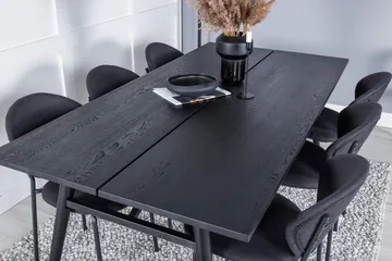 Zenazmi spisebord 195 cm med 6 stk. Moncoll spisestoler - Møbler - Bord - Spisegrupper