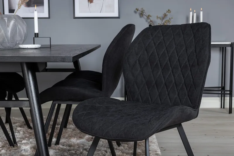 Zenazmi spisegruppe 195 cm + 6 stk. Sumoas spisestoler - Møbler - Bord - Spisegrupper