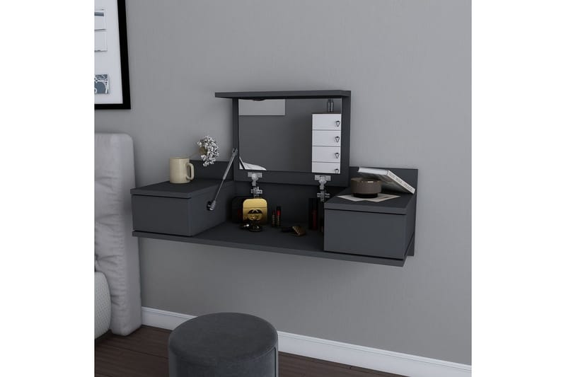 Zenn Sminkebord 100 cm - Antrasitt - Møbler - Bord - Sminkebord & toalettbord