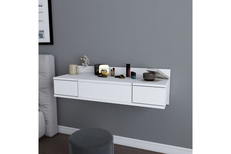 Zenn Sminkebord 100 cm - Hvit - Møbler - Bord - Sminkebord & toalettbord