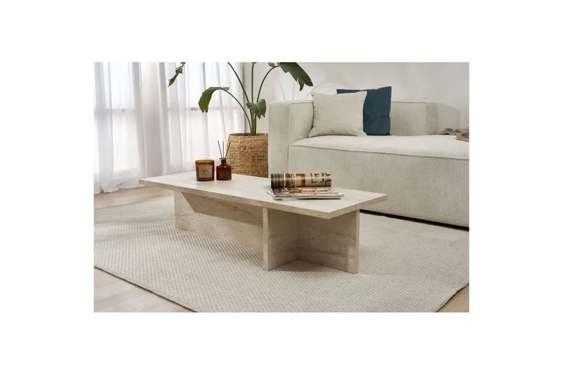 Zephral Sofabord 120 cm - Beige - Møbler - Bord - Sofabord