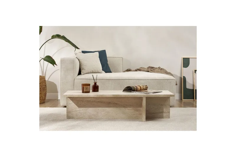 Zephral Sofabord 120 cm - Beige - Møbler - Bord - Sofabord