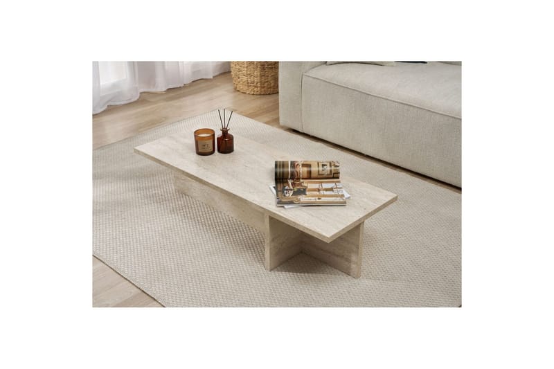 Zephral Sofabord 120 cm - Beige - Møbler - Bord - Sofabord