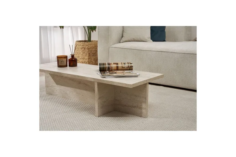 Zephral Sofabord 120 cm - Beige - Møbler - Bord - Sofabord