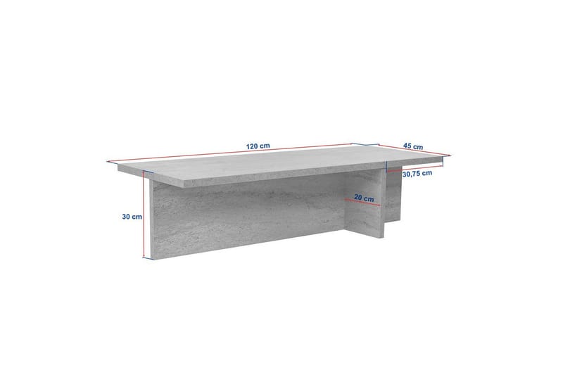 Zephral Sofabord 120 cm - Natur - Møbler - Bord - Sofabord