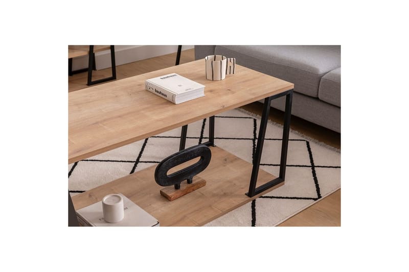 Zeric Stuebord 120 cm - Blå/Sort - Møbler - Bord - Sofabord