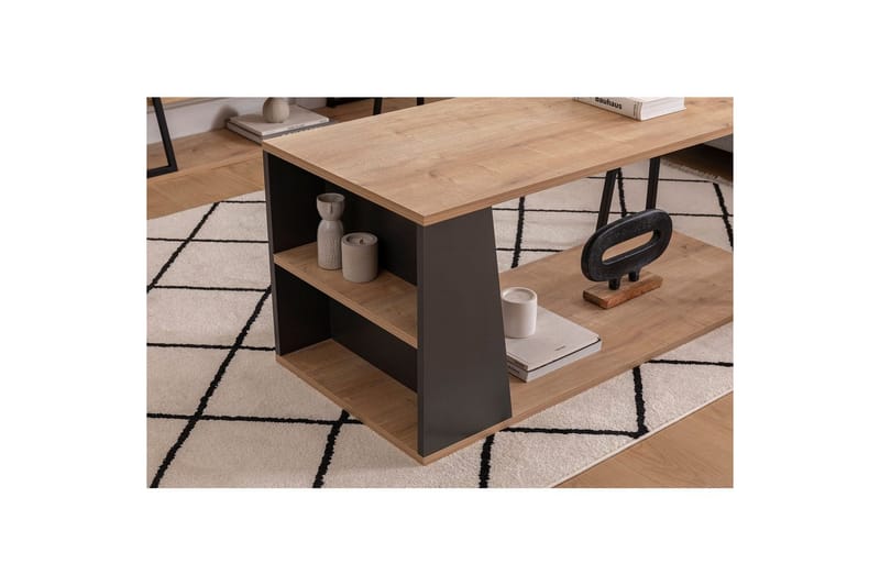 Zeric Stuebord 120 cm - Blå/Sort - Møbler - Bord - Sofabord