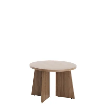 Zeyrin Sofabord 59 cm Rundt - Brun - Møbler - Bord - Sofabord