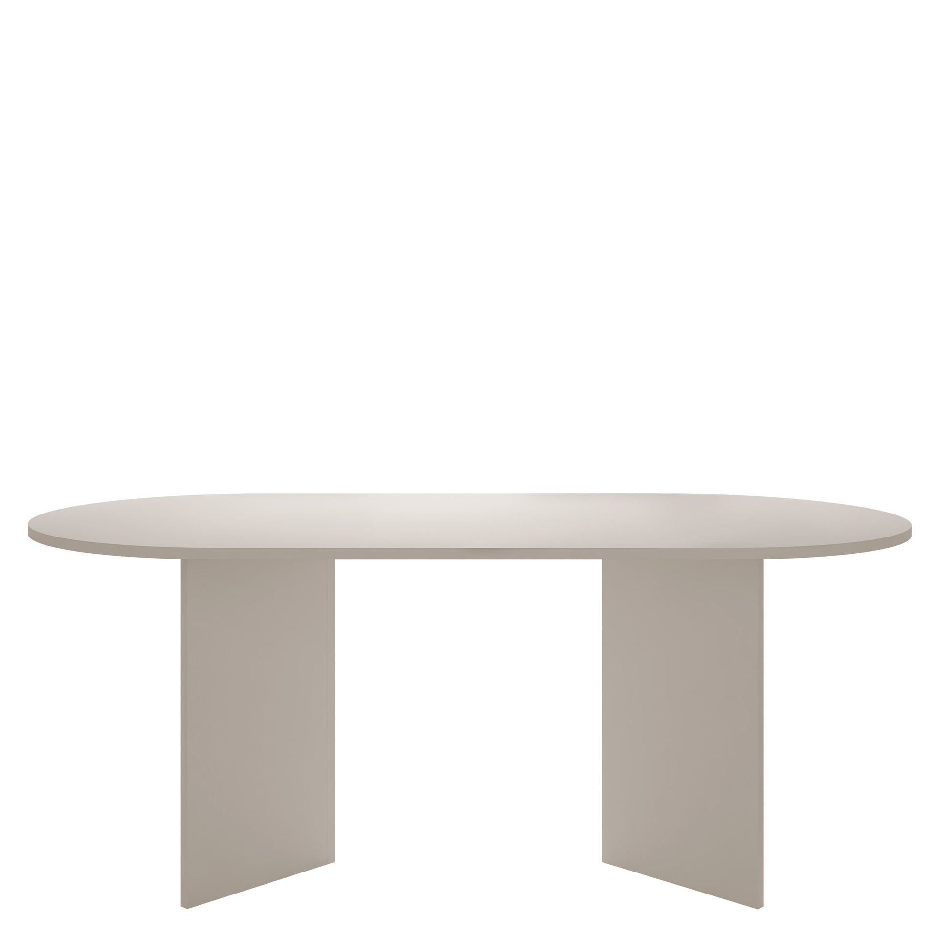 Zyleron Spisebord ovalt 185 cm - Beige