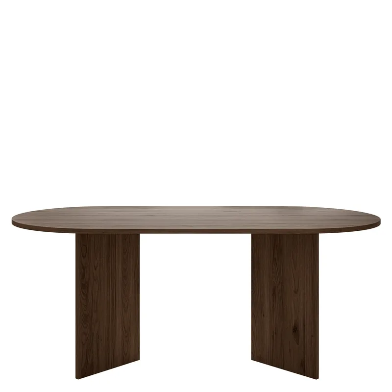 Zyleron Spisebord ovalt 185 cm, Brun