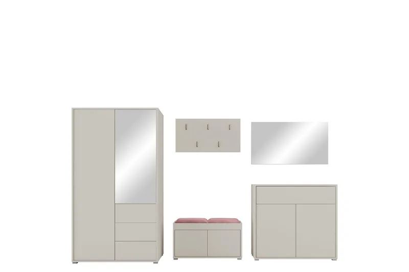 Agawal Entrémøbelsett - Møbler - Gangmøbler - Møbelsett til gang & entre