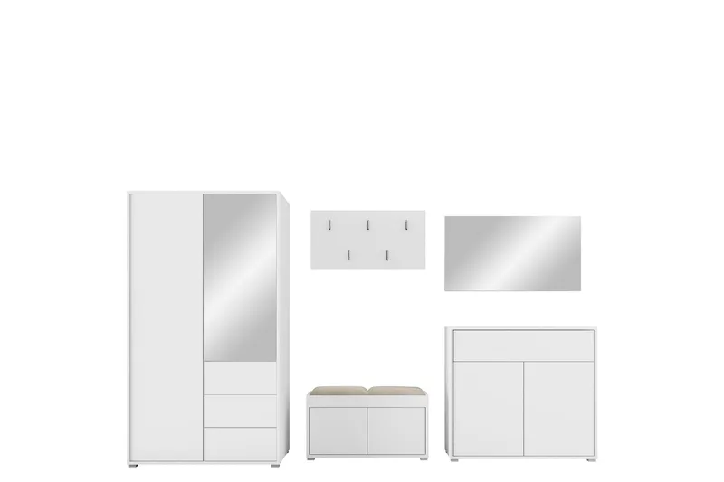 Agawal Entrémøbelsett - Møbler - Gangmøbler - Møbelsett til gang & entre