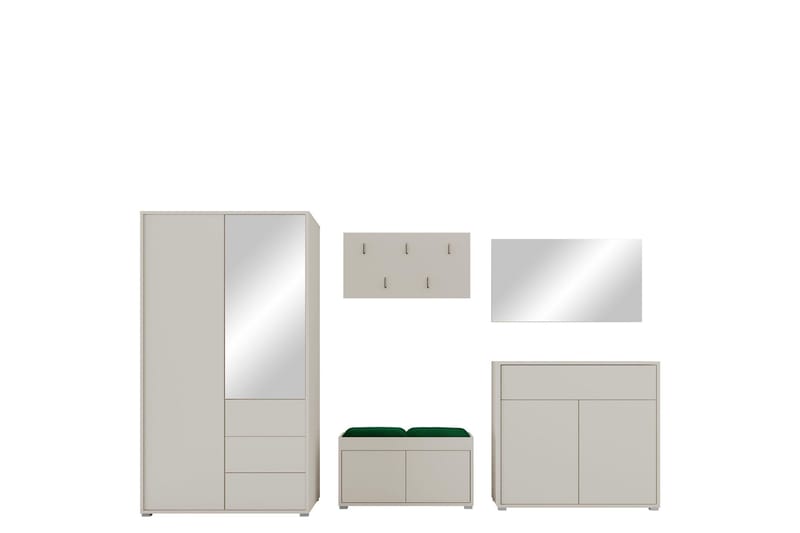 Agawal Entrémøbelsett - Møbler - Gangmøbler - Møbelsett til gang & entre