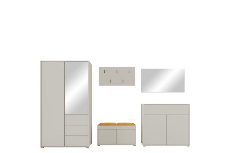 Agawal Entrémøbelsett - Møbler - Gangmøbler - Møbelsett til gang & entre