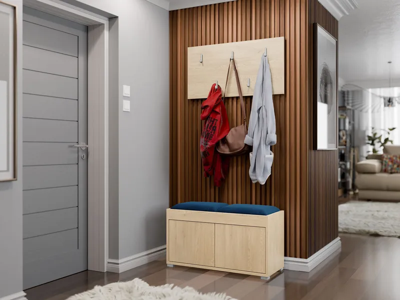Agawal Hallmöbelset - Brun - Møbler - Gangmøbler - Møbelsett til gang & entre