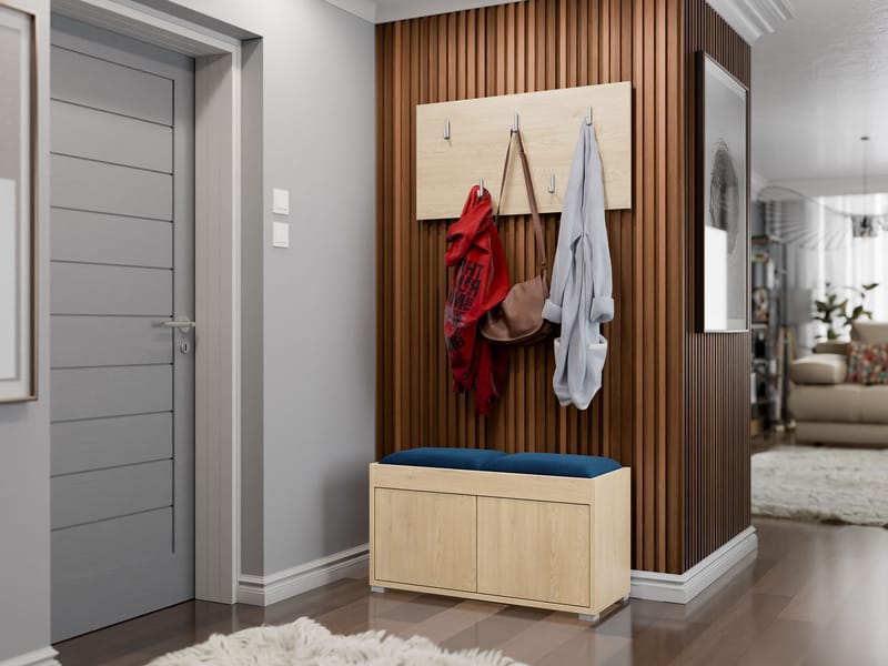 Agawal Hallmöbelset - Brun - Møbler - Gangmøbler - Møbelsett til gang & entre