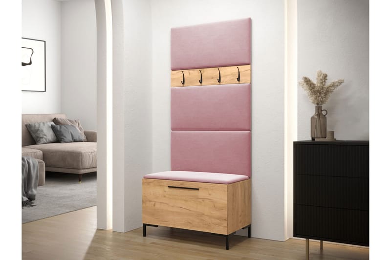 Ahsamin Hall Møbelsett - Brun - Møbler - Gangmøbler - Møbelsett til gang & entre