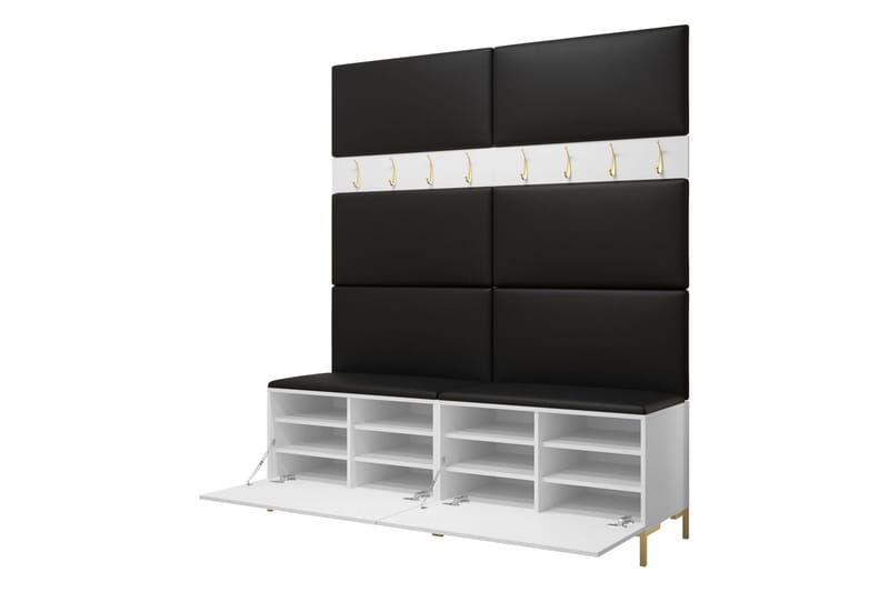 Ahsamin Hall Møbelsett - Hvit - Møbler - Gangmøbler - Møbelsett til gang & entre