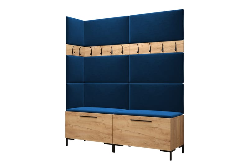 Ahsamin Hall Møbelsett - Hvit - Møbler - Gangmøbler - Møbelsett til gang & entre