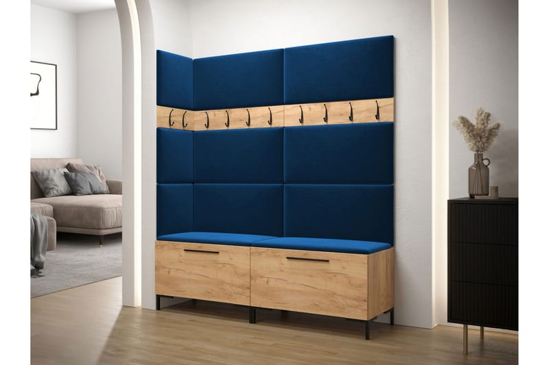 Ahsamin Hall Møbelsett - Hvit - Møbler - Gangmøbler - Møbelsett til gang & entre