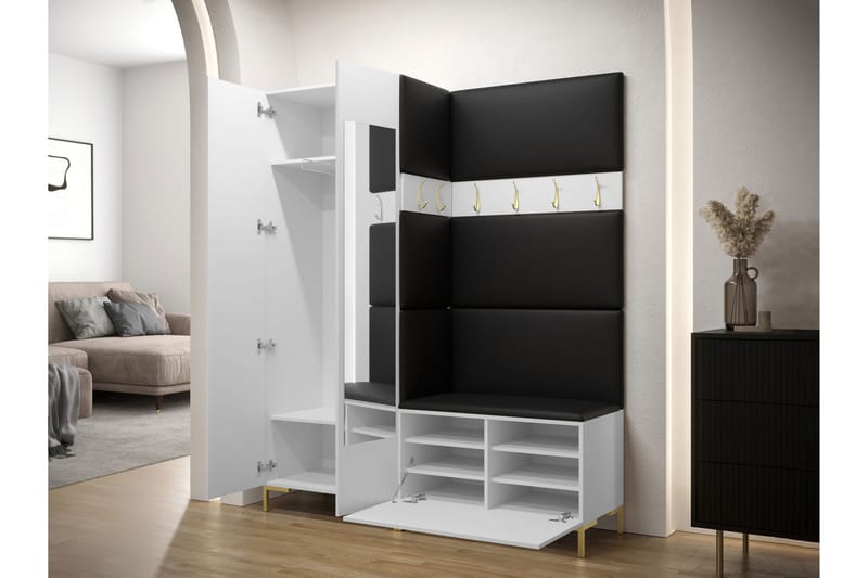 Ahsamin Hall Møbelsett - Oransje - Møbler - Gangmøbler - Møbelsett til gang & entre