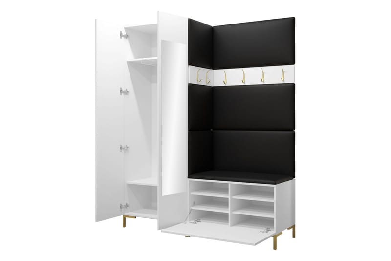 Ahsamin Hall Møbelsett - Oransje - Møbler - Gangmøbler - Møbelsett til gang & entre