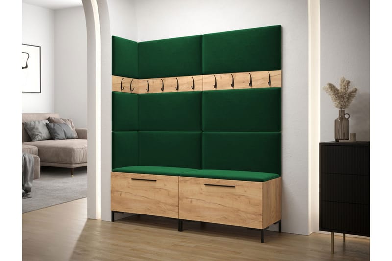 Ahsamin Hall Møbelsett - Svart - Møbler - Gangmøbler - Møbelsett til gang & entre