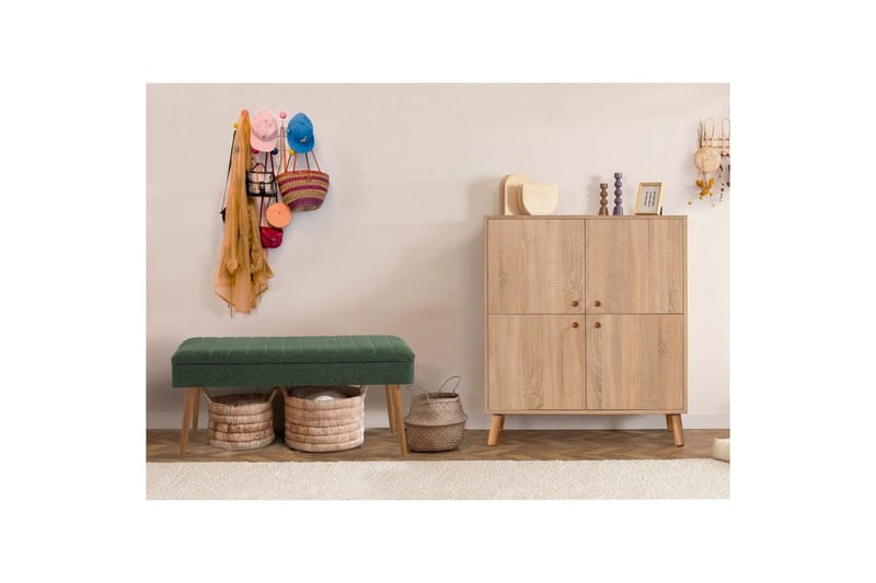 Anaya Entrémøbelsett - Grønn - Møbler - Gangmøbler - Møbelsett til gang & entre