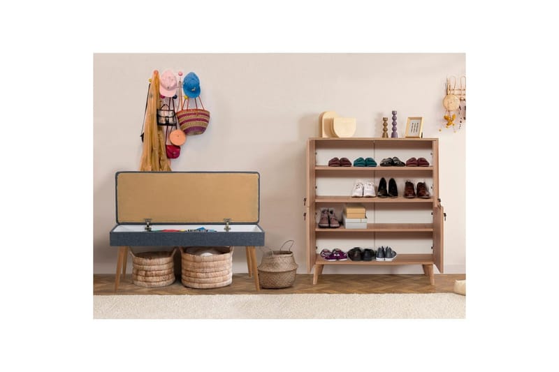 Anaya Entrémøbelsett - Mørkeblå - Møbler - Gangmøbler - Møbelsett til gang & entre